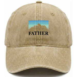 Funny Christian Father Washed Cotton Baseball Cap The Righteous Man Walks In His Integrity Fathers Day TS11 Print Your Wear