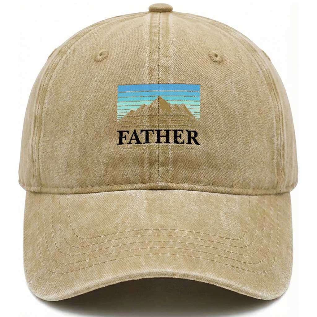 Funny Christian Father Washed Cotton Baseball Cap The Righteous Man Walks In His Integrity Fathers Day TS11 Print Your Wear