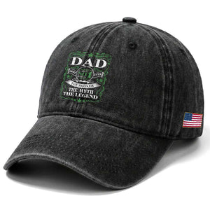 Funny Weed Cannabis Dad Washed Cotton Baseball Cap Worlds No 1 Best Dad Ever The Smoker The Myth The Legend TS11 Print Your Wear