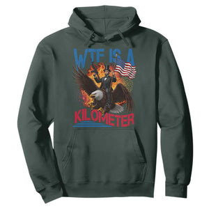 WTF Is A Kilometer Abraham Lincoln Hoodie Funny USA Patriotic 4th of July