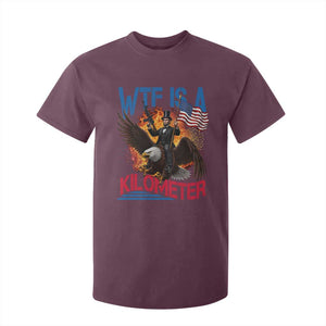 WTF Is A Kilometer Abraham Lincoln T Shirt For Kid Funny USA Patriotic 4th of July