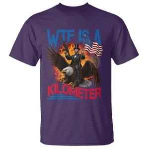WTF Is A Kilometer Abraham Lincoln T Shirt Funny USA Patriotic 4th of July