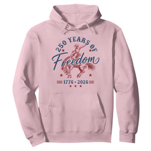 250 Years Of Freedom Cowboy Hoodie Western 250th Anniversary USA 1776 2026