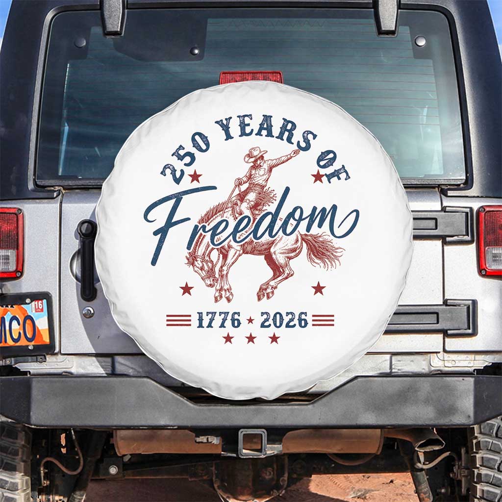 250 Years Of Freedom Cowboy Spare Tire Cover Western 250th Anniversary USA 1776 2026