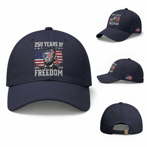 Abraham Lincoln 250 Years Of Freedom Baseball Cap 1776 2026 4th of July