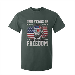 Abraham Lincoln 250 Years Of Freedom T Shirt For Kid 1776 2026 4th of July