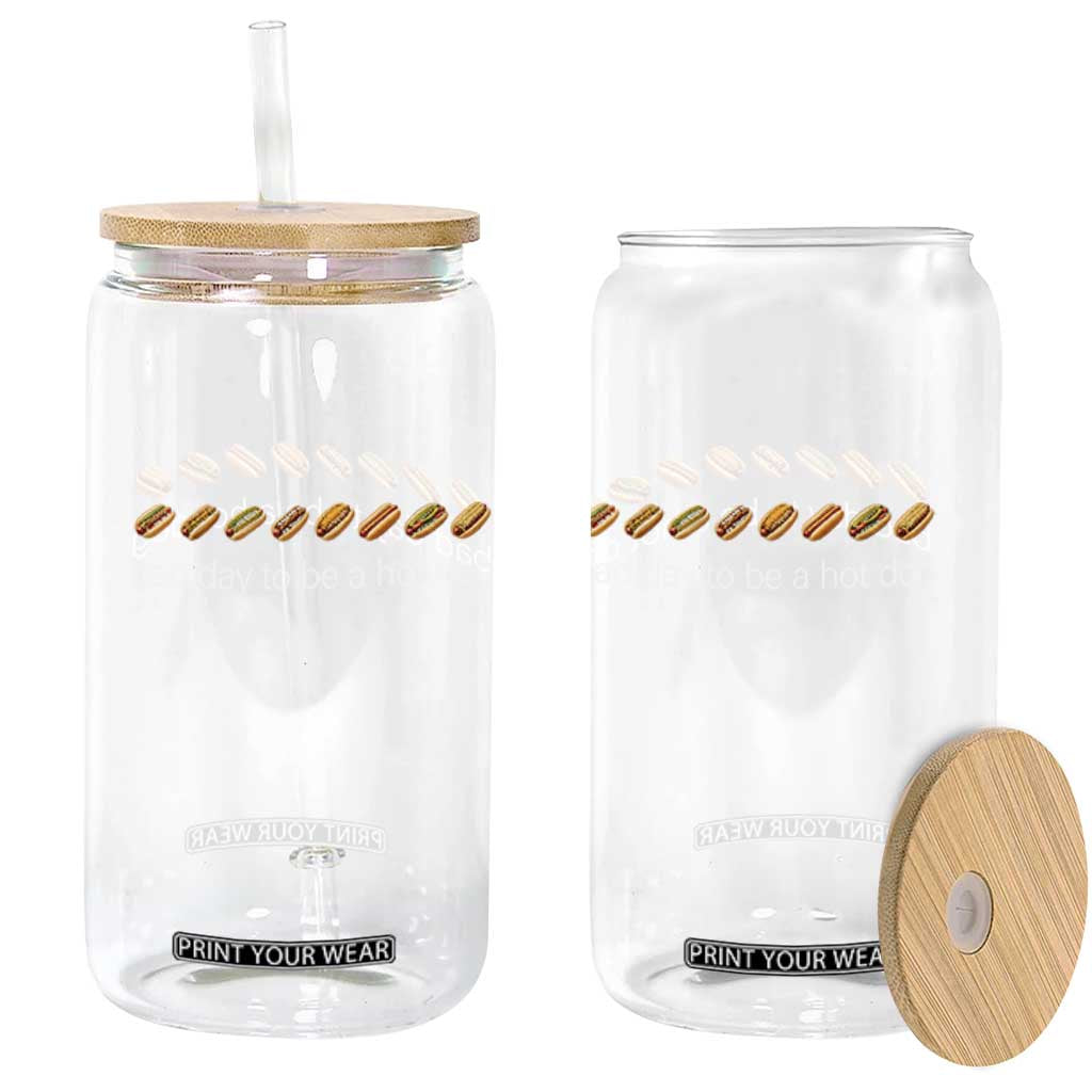 Bad Day To Be A Hot Dog Glass Can Funny US Regional Hotdog Styles