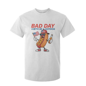 Bad Day To Be A Hot Dog T Shirt For Kid Funny BBQ Grilling 4th of July