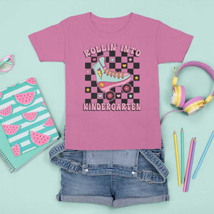 Rolling Into Kindergarten T Shirt For Kid Back To School Roller Skating Girl TS11 Azalea Print Your Wear