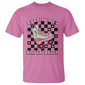 Rolling Into Kindergarten T Shirt Back To School Roller Skating Girl TS11 Azalea Print Your Wear