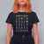 Science T Shirt For Women Alphabet Physical Is All Around Us Teacher TS11 Black Print Your Wear