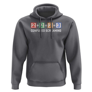 Funny Math Hoodie Addition Division Subtraction Equals Baby Block TS11 Charcoal Print Your Wear