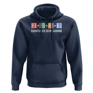 Funny Math Hoodie Addition Division Subtraction Equals Baby Block TS11 Navy Print Your Wear
