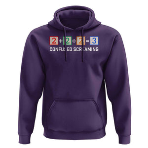 Funny Math Hoodie Addition Division Subtraction Equals Baby Block TS11 Purple Print Your Wear