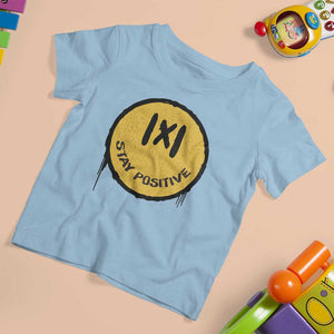 Funny Math Teacher T Shirt For Kid Stay Positive Back To School Absolute Value TS11 Light Blue Print Your Wear
