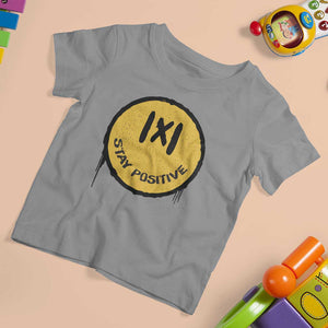 Funny Math Teacher T Shirt For Kid Stay Positive Back To School Absolute Value TS11 Sport Gray Print Your Wear