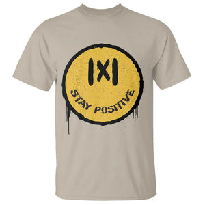 Funny Math Teacher T Shirt Stay Positive Back To School Absolute Value TS11 Sand Print Your Wear
