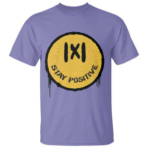 Funny Math Teacher T Shirt Stay Positive Back To School Absolute Value TS11 Violet Print Your Wear