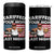 Funny Trump Beer Tariffed Your Mom Last Night 4 in 1 Can Cooler Tumbler American Flag TS11 One Size: 16 oz Black Print Your Wear