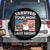 Funny Trump Beer Tariffed Your Mom Last Night Spare Tire Cover American Flag TS11 No hole Black Print Your Wear