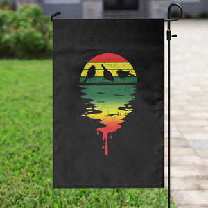 Funny Three Birds Garden Flag Rasta Sunset Reggae Music Jamaica Reflection TS11 Print Your Wear