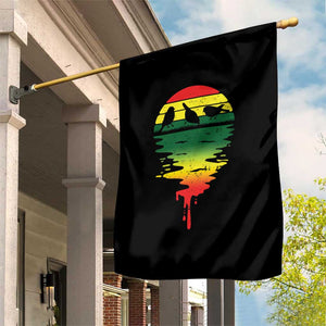 Funny Three Birds Garden Flag Rasta Sunset Reggae Music Jamaica Reflection TS11 Print Your Wear