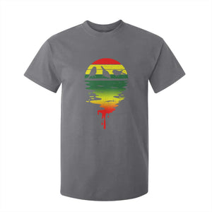 Three Birds T Shirt For Kid Rasta Sunset Reggae Music Jamaica Reflection TS11 Charcoal Print Your Wear