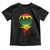 Three Birds Toddler T Shirt Rasta Sunset Reggae Music Jamaica Reflection TS11 Black Print Your Wear