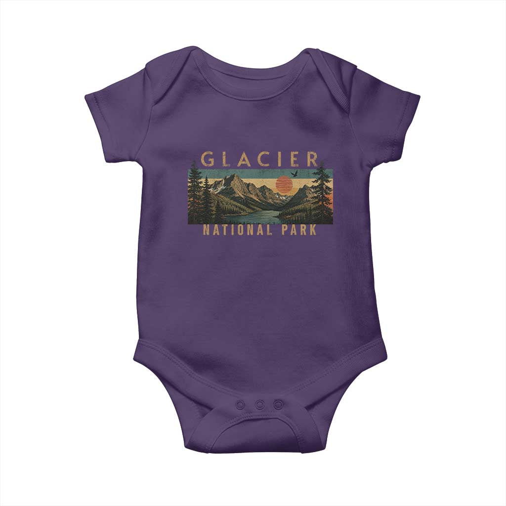 Glacier National Park Baby Onesie Montana Wildlife Nature Lover