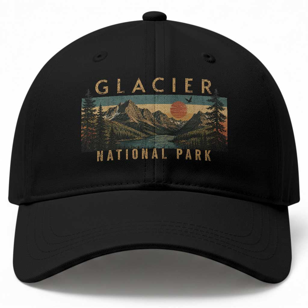 Glacier National Park Baseball Cap Montana Wildlife Nature Lover TS11 Print Your Wear