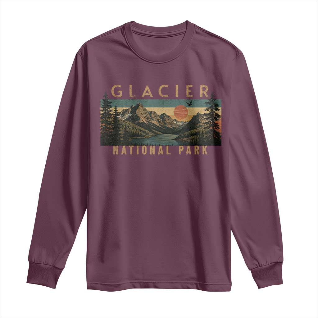 Glacier National Park Long Sleeve Shirt Montana Wildlife Nature Lover