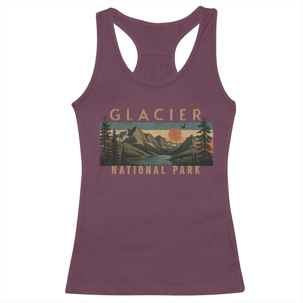 Glacier National Park Racerback Tank Top Montana Wildlife Nature Lover