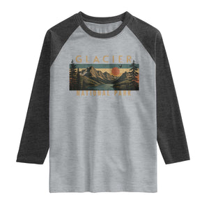 Glacier National Park Raglan Shirt Montana Wildlife Nature Lover