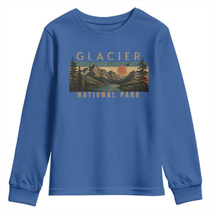 Glacier National Park Youth Sweatshirt Montana Wildlife Nature Lover