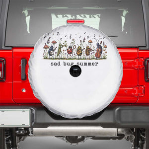 Sad Bug Summer Funny Insect Inspired Indie Aesthetic Spare Tire Cover Folk Pop Music Bugs Lover