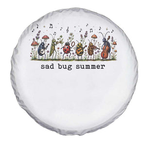 Sad Bug Summer Funny Insect Inspired Indie Aesthetic Spare Tire Cover Folk Pop Music Bugs Lover