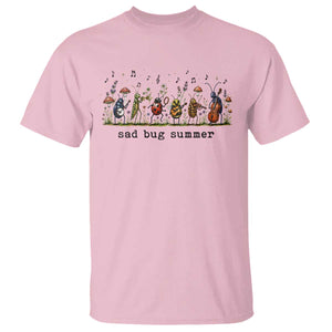 Sad Bug Summer Funny Insect Inspired Indie Aesthetic T Shirt Folk Pop Music Bugs Lover