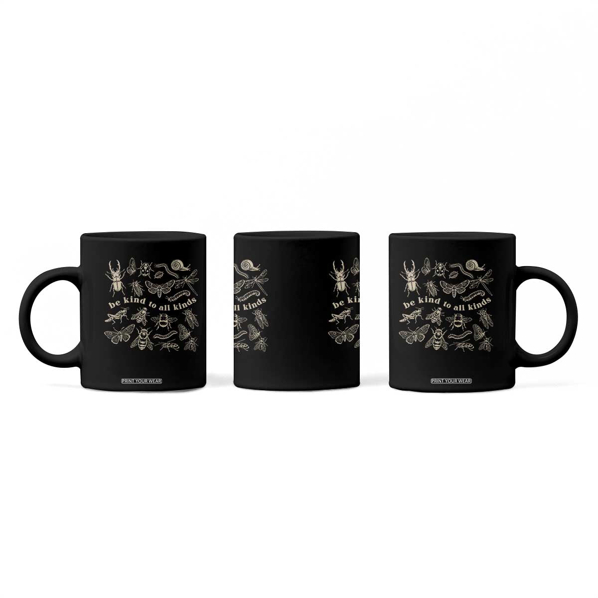 Be Kind To All Kinds Bugs Entomologist Insect Lover Coffee Mug