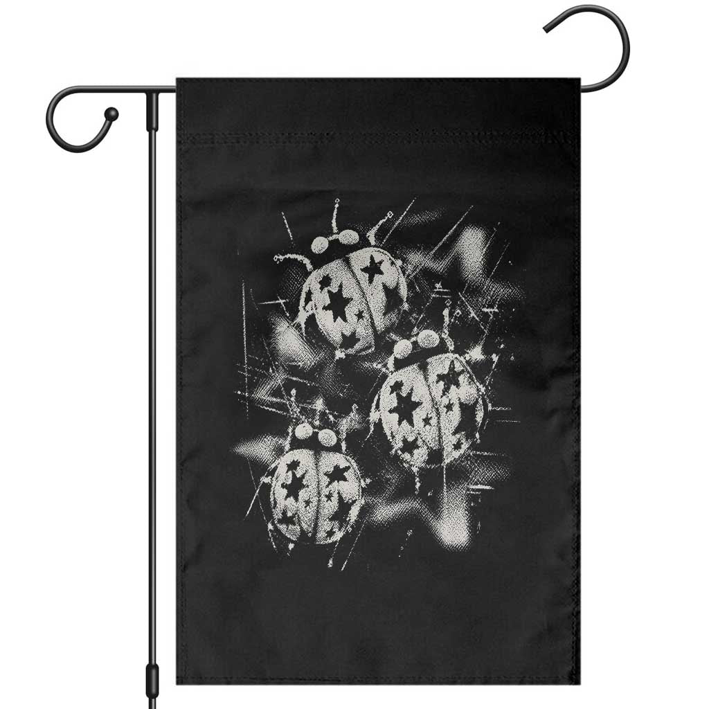 Ladybug Y2k Grunge 2000s Alt 90s Vintage Star Dots Teen Garden Flag TS11 Black Print Your Wear