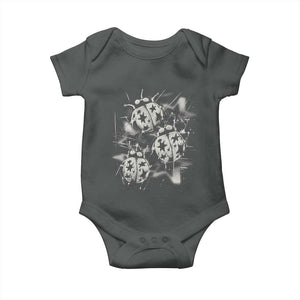 Ladybug Y2k Grunge 2000s Alt 90s Vintage Star Dots Teen Baby Onesie