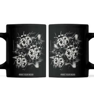 Ladybug Y2k Grunge 2000s Alt 90s Vintage Star Dots Teen Coffee Mug