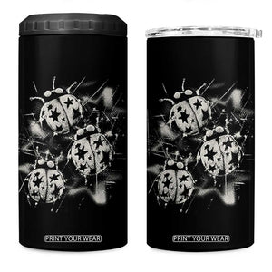 Ladybug Y2k Grunge 2000s Alt 90s Vintage Star Dots Teen 4 in 1 Can Cooler Tumbler
