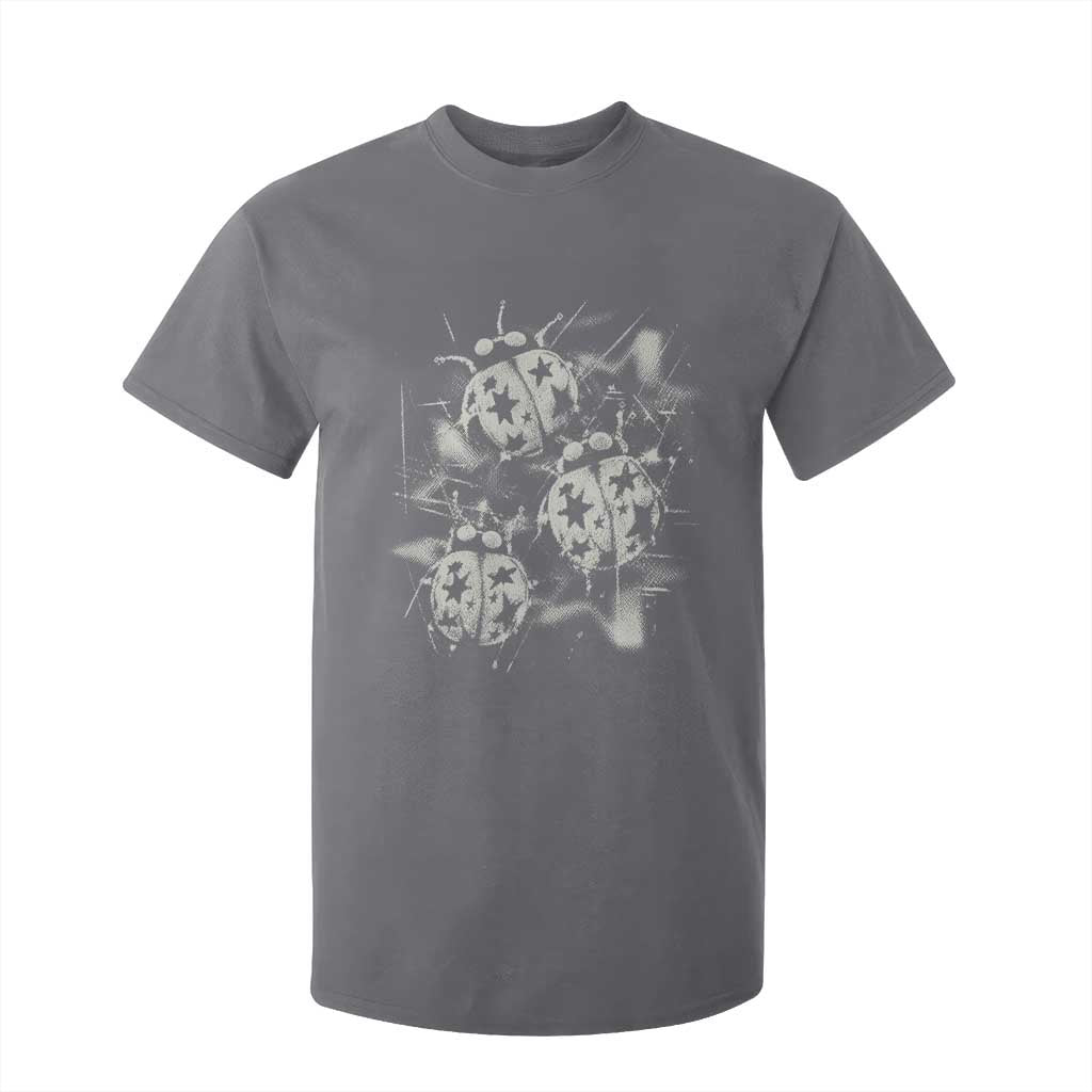 Ladybug Y2k Grunge 2000s Alt 90s Vintage Star Dots Teen T Shirt For Kid