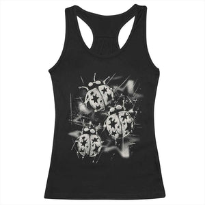 Ladybug Y2k Grunge 2000s Alt 90s Vintage Star Dots Teen Racerback Tank Top