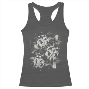 Ladybug Y2k Grunge 2000s Alt 90s Vintage Star Dots Teen Racerback Tank Top
