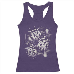 Ladybug Y2k Grunge 2000s Alt 90s Vintage Star Dots Teen Racerback Tank Top