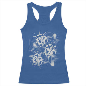 Ladybug Y2k Grunge 2000s Alt 90s Vintage Star Dots Teen Racerback Tank Top