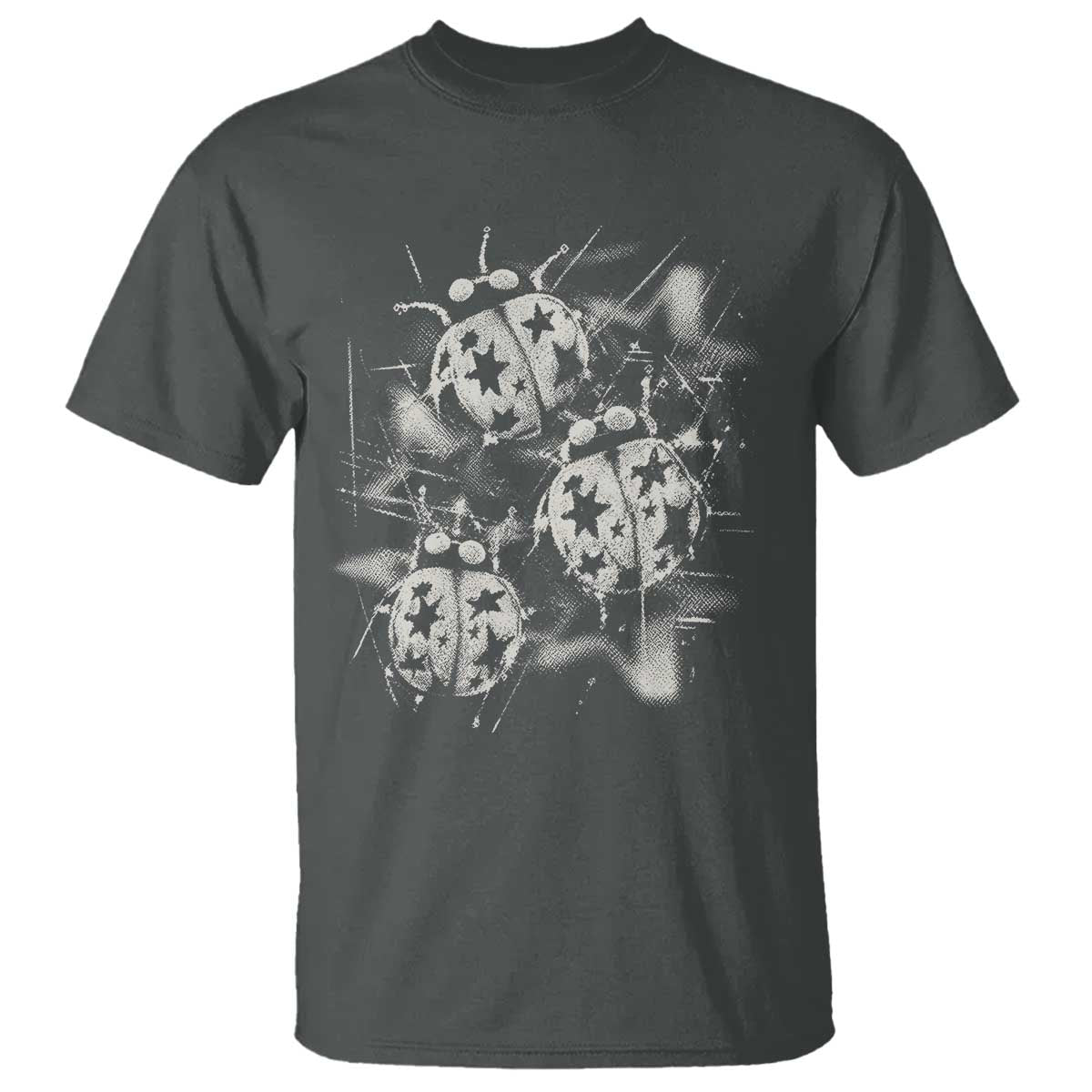 Ladybug Y2k Grunge 2000s Alt 90s Vintage Star Dots Teen T Shirt