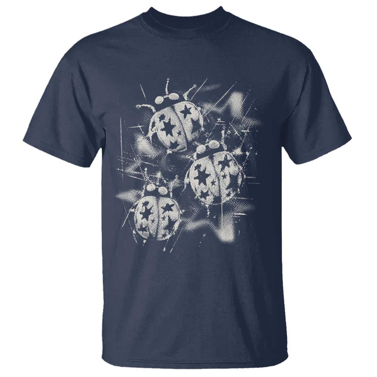 Ladybug Y2k Grunge 2000s Alt 90s Vintage Star Dots Teen T Shirt