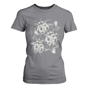 Ladybug Y2k Grunge 2000s Alt 90s Vintage Star Dots Teen T Shirt For Women